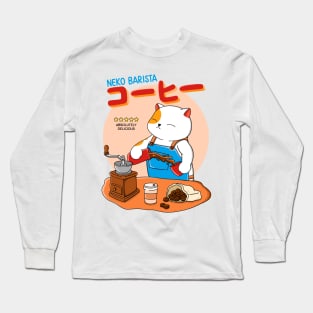 Neko Barista Long Sleeve T-Shirt